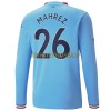 Original Fußballtrikot Manchester City Mahrez 26 Heimtrikot 2022-23 Langarm Für Herren